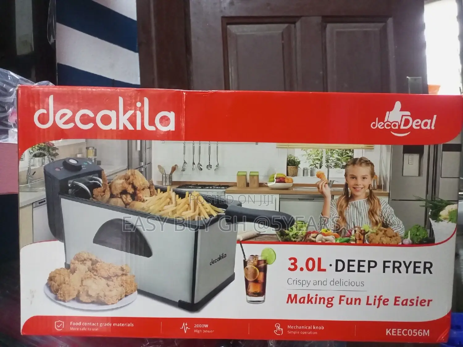 Brand New Deep Fryer Life Easier Decakila 2000watts