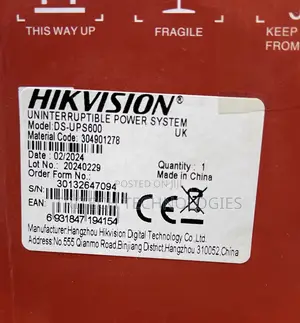 Hikvision Ups 600va Ds-Ups600