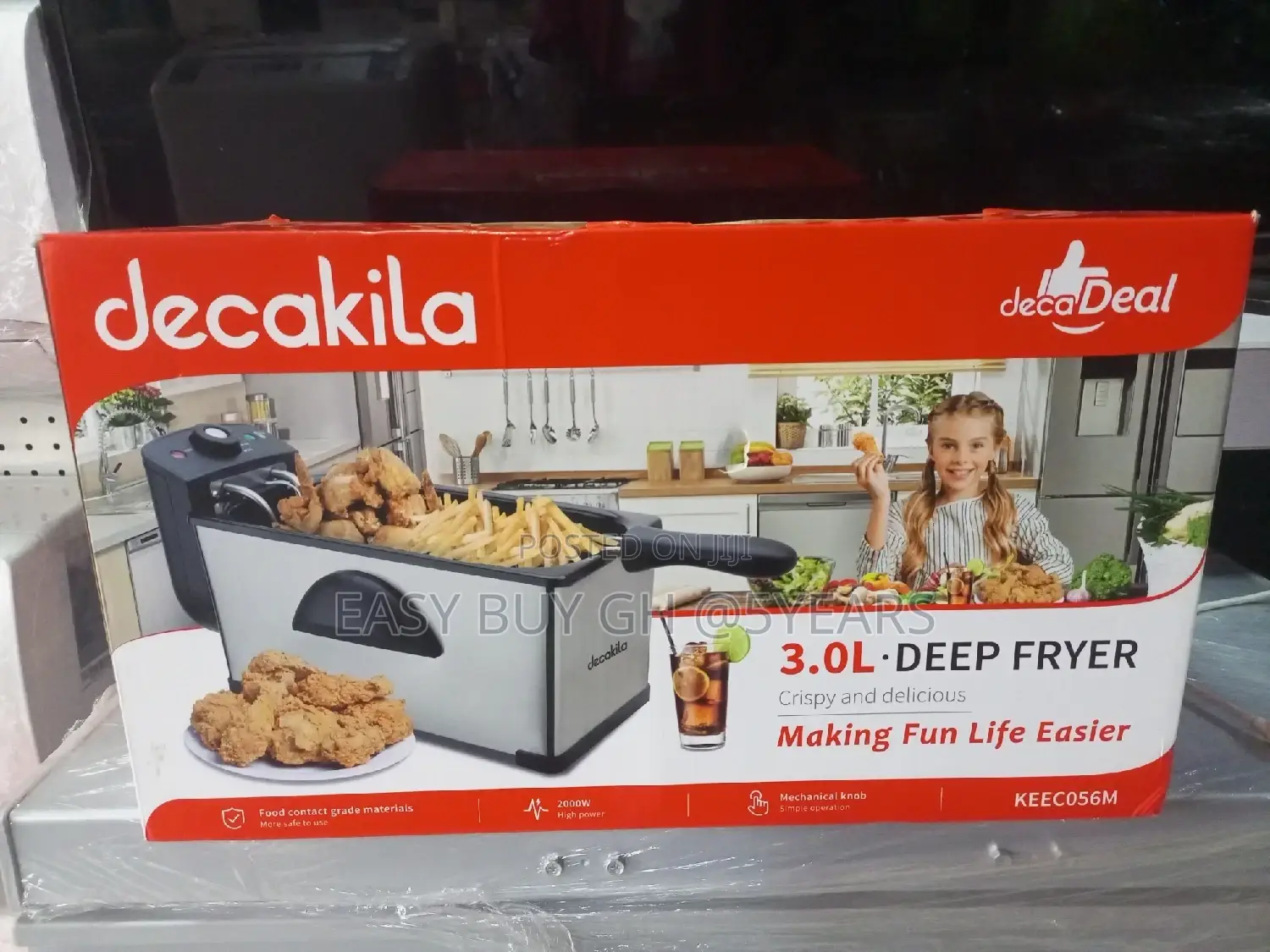 Quality Deep Fryer Brand New 3.0liters Decalife