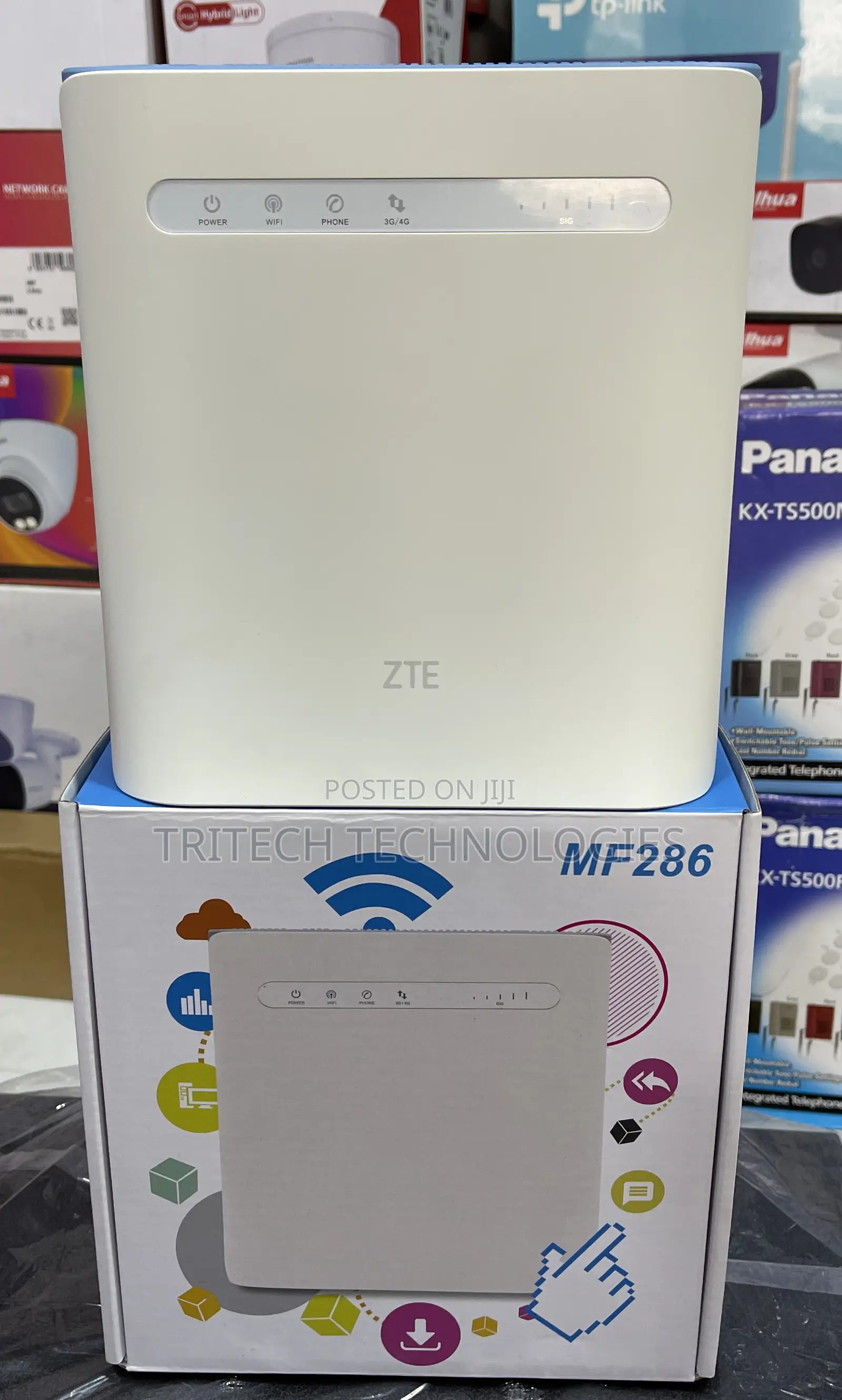 ZTE 4G Wireless Universal Sim Router ++ 2lan Port and 4rj45