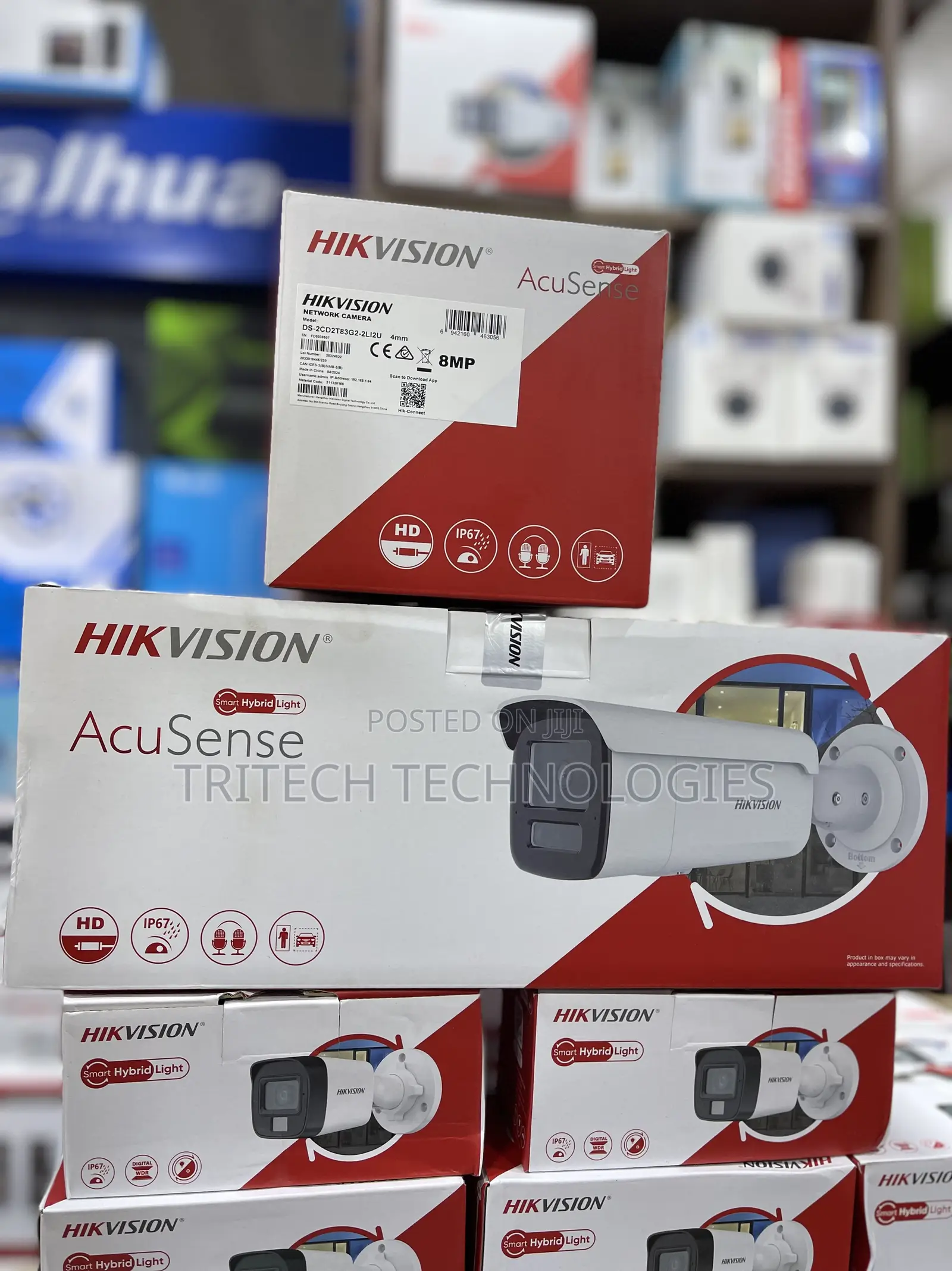 Hikvision 8mp Acusense Smart Hybrid(Colorvu)Ds-2cd2t83g2-2li