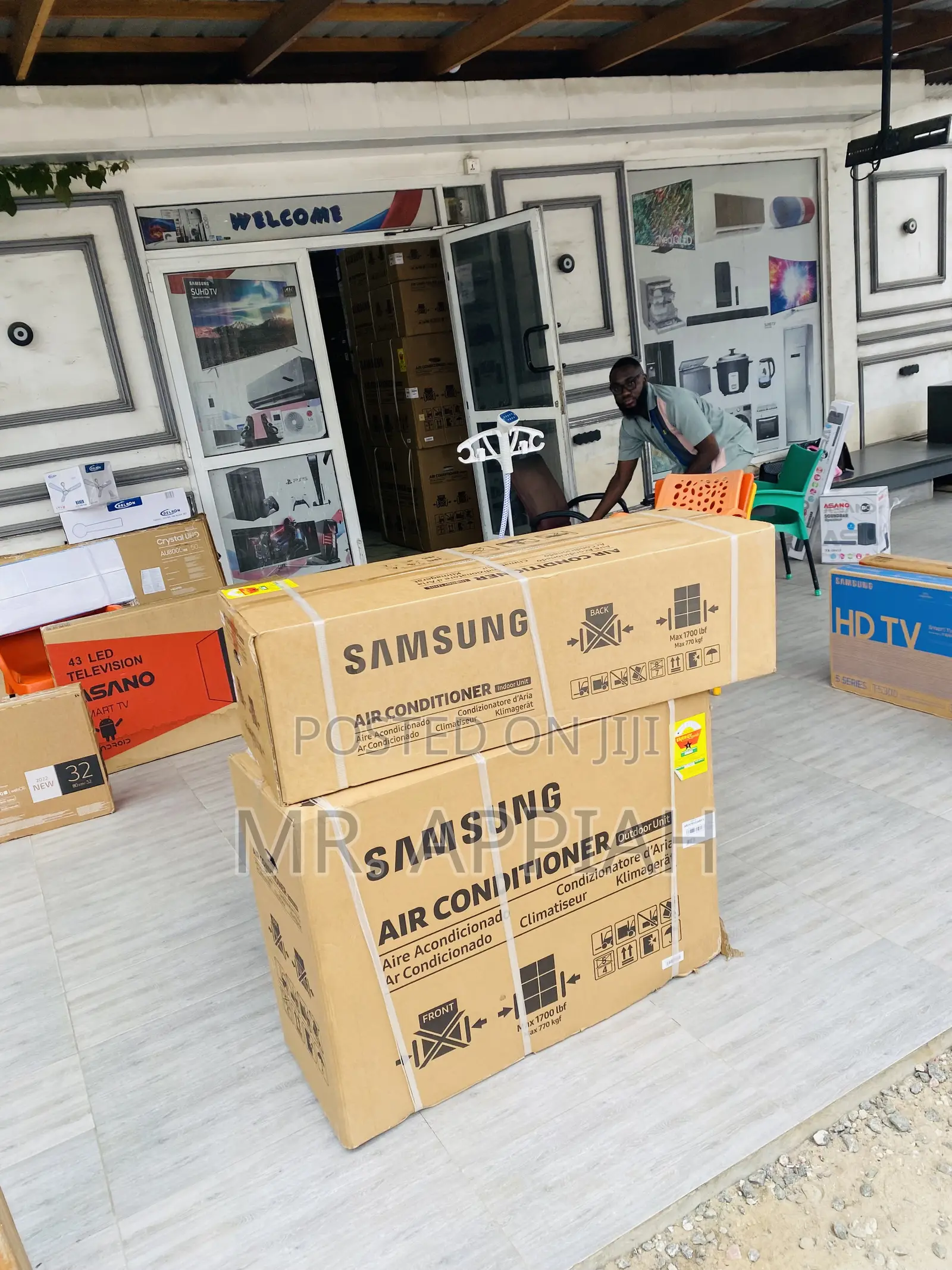 Uniquely Designed 2.0hp Samsung R410 Split Ac(White).