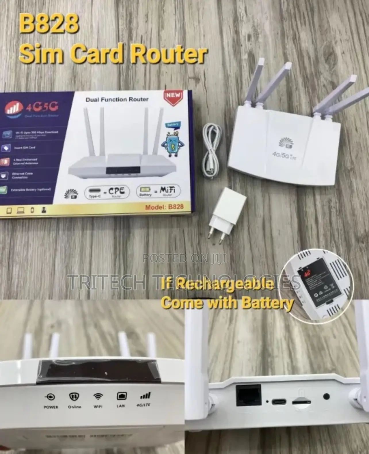 4G LTE Wireless Is Router Modem B828 Dual Router