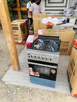 Quality Ferre 50x55 4 Burner With Oven Grill(Gray).