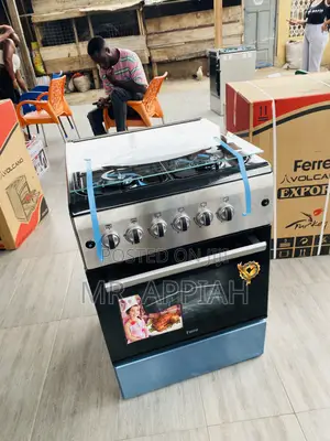 Classic Ferre 60x60 Oven and Grill 4 Burner(Newline)Gray.