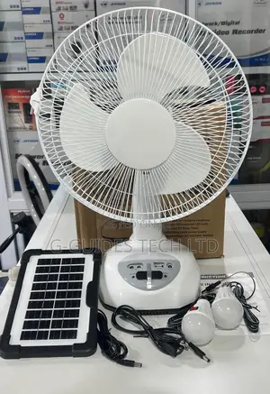 Solar Rechargeable Fan Ac/Dc, Rechargeable Oscillating Fan