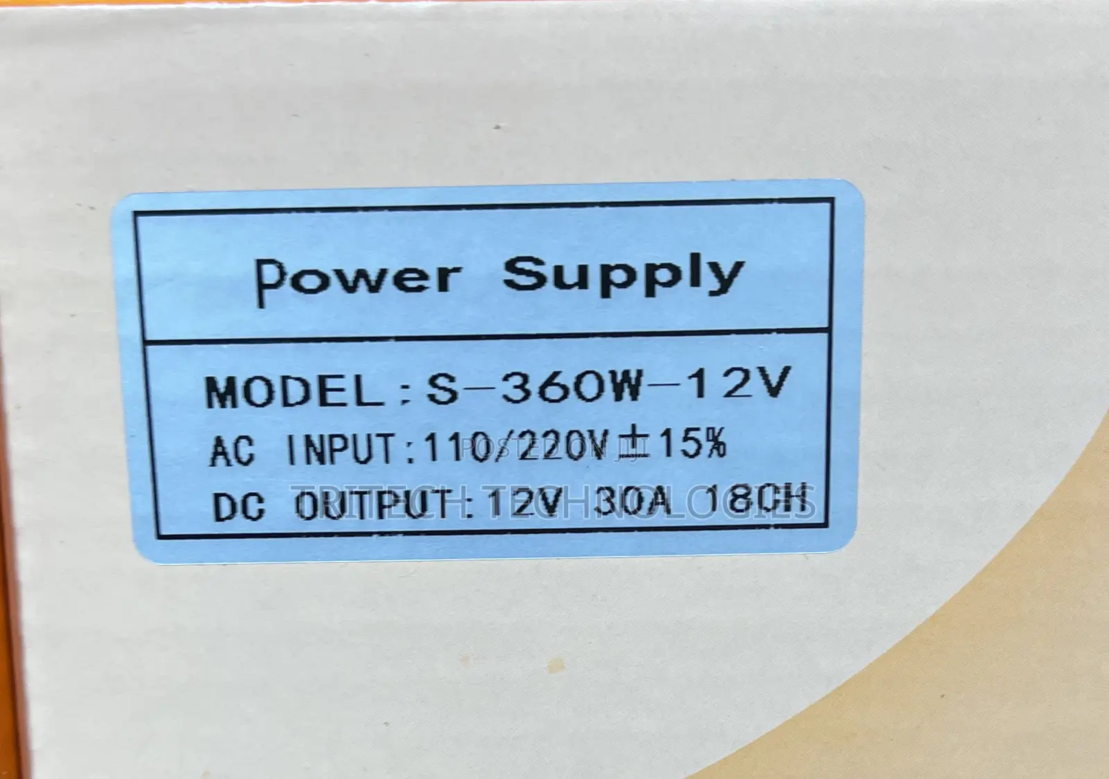 CCTV Power Supply 12V30A With Case