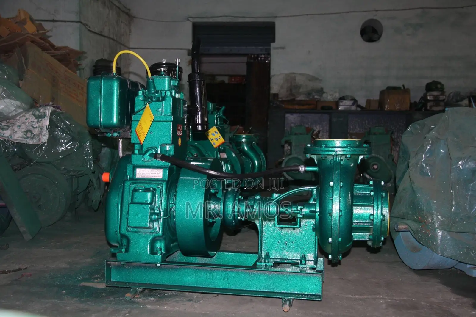 4”x4” Lister Diesel Irrigation Commercial Water Pump With 8HP Engine