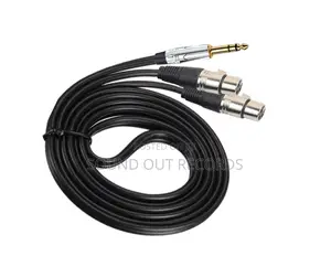 Durable 6.5mm to Dual Male/Female XLR Cables