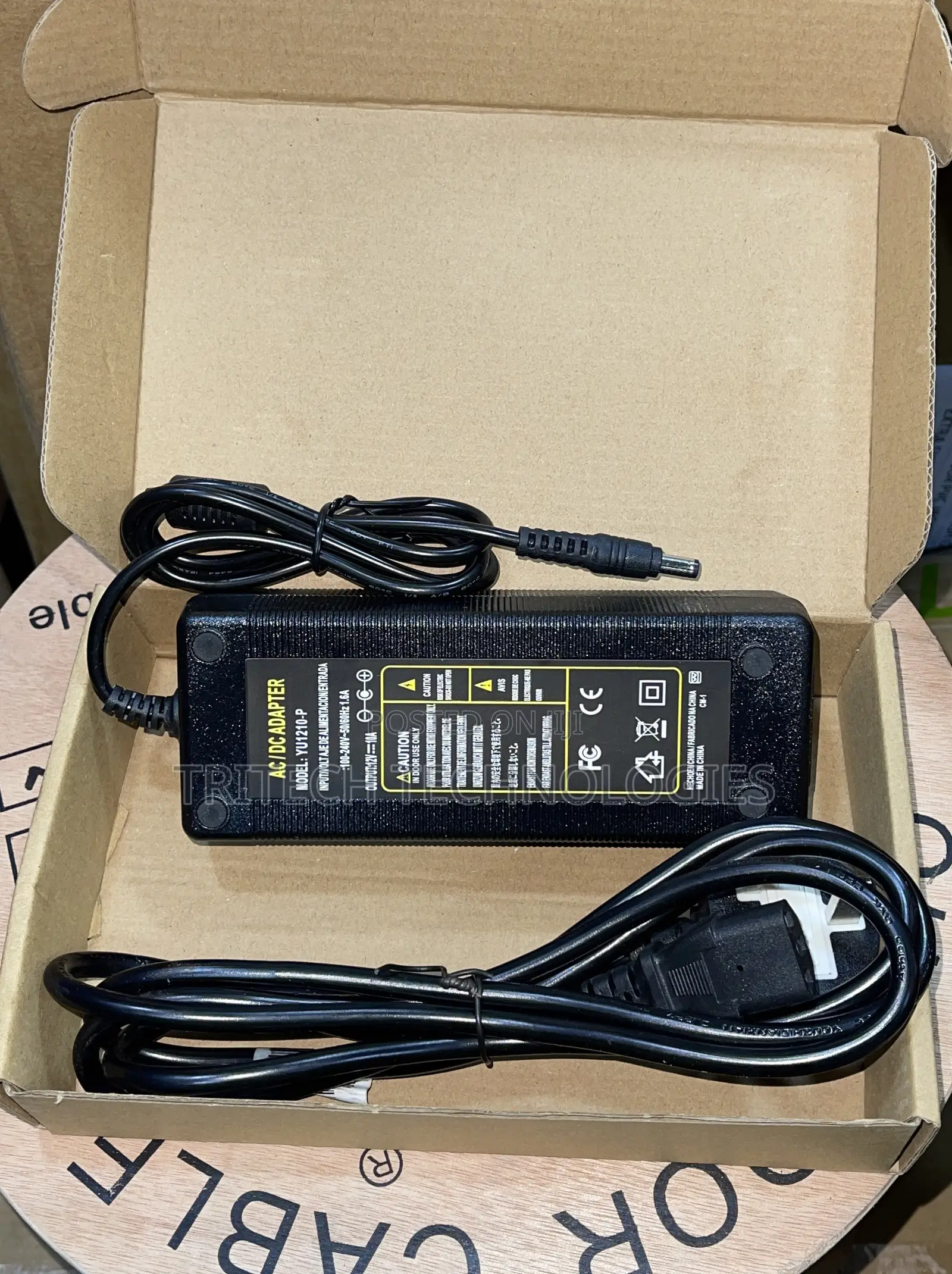 CCTV Power Adapter 12V10A With Adapter Cable