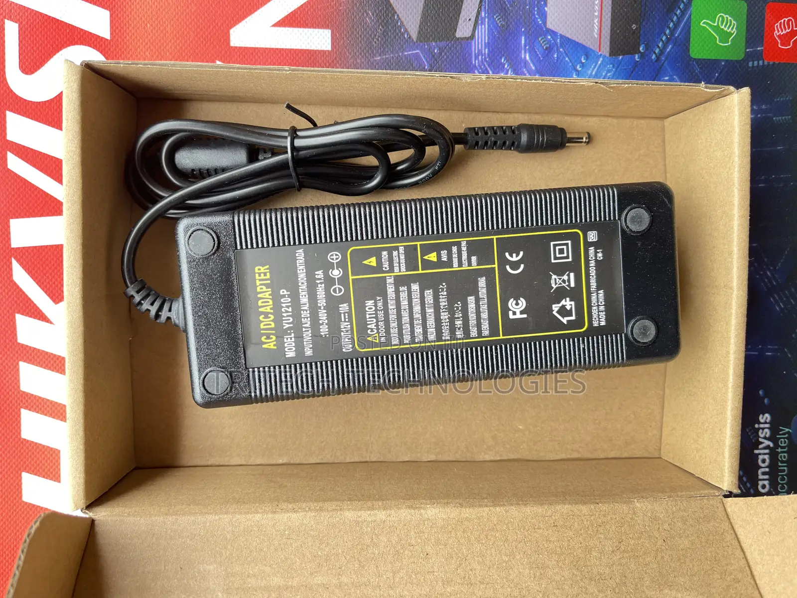 CCTV Power Adapter 12V10A With Adapter Cable