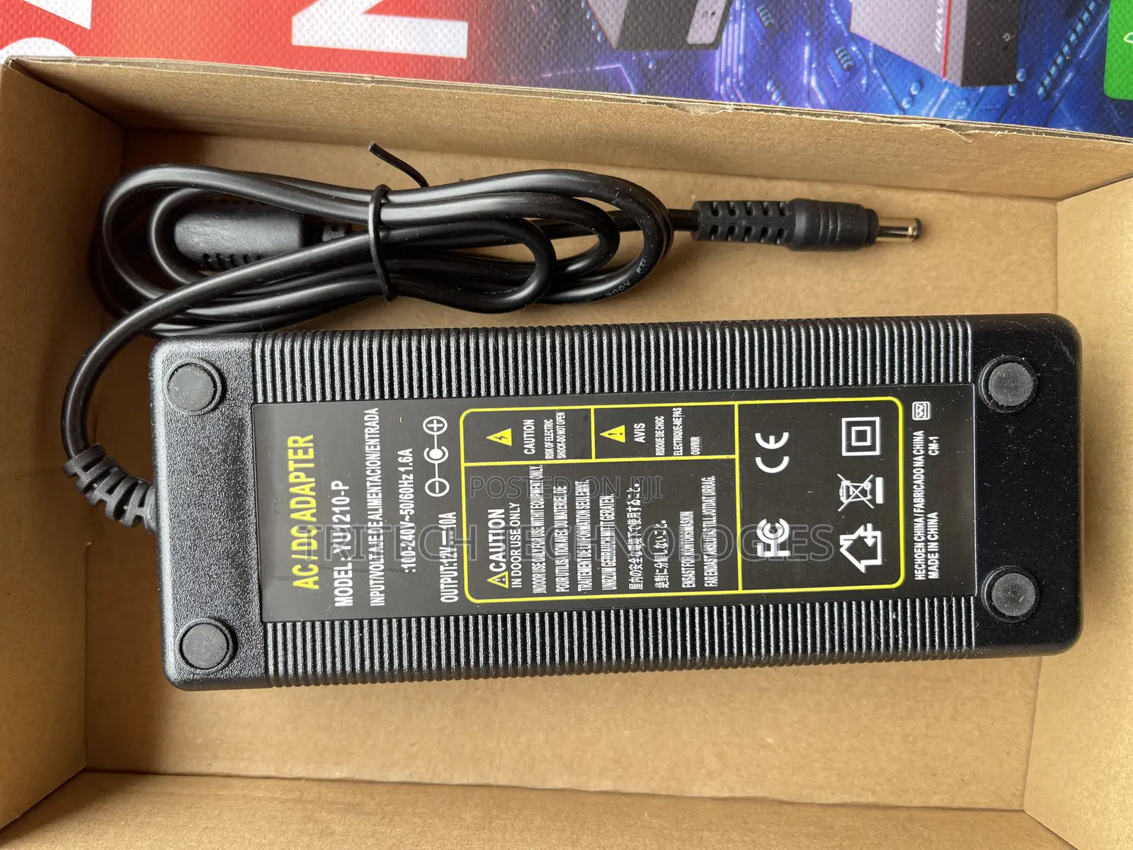 CCTV Power Adapter 12V10A With Adapter Cable
