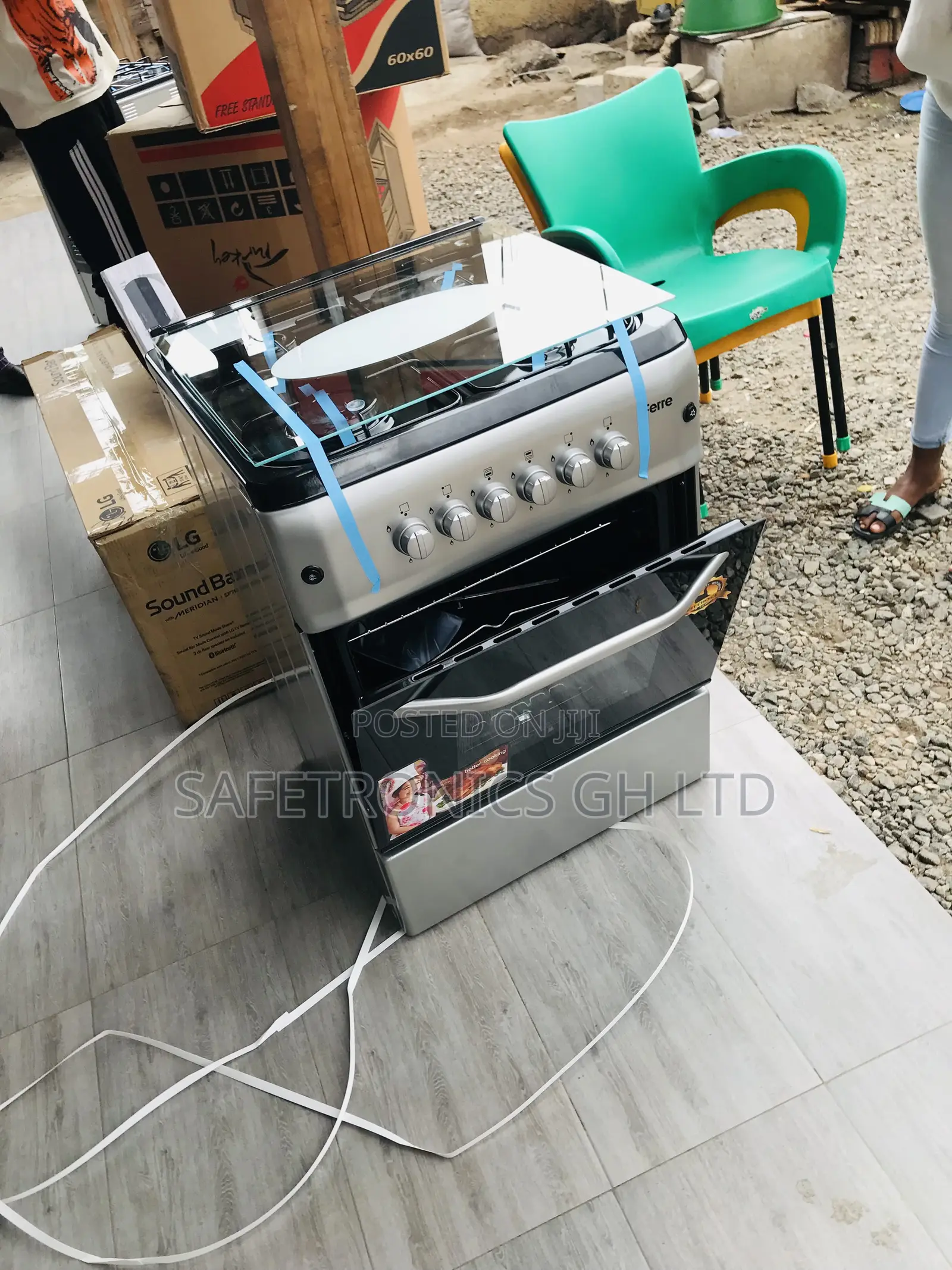 Sealed 4 Gas Oven/Grill Ferre 60by60 New Line Burner