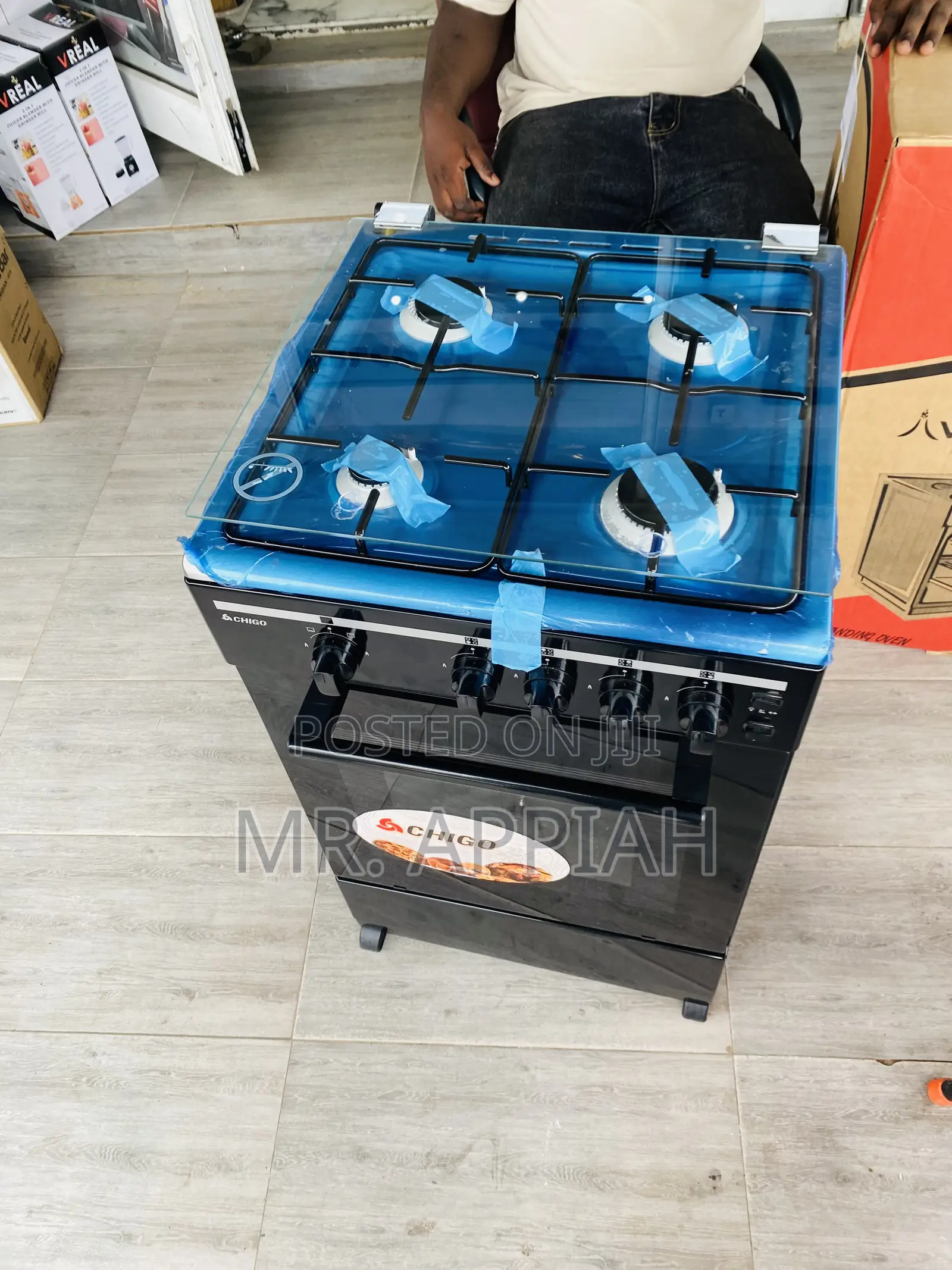 Purchase Adorable Chigo 50x50 4 Gas Burner With Oven(Black)