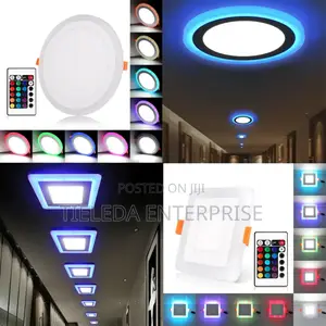 18watts 7color Recessed Remote Panel Light