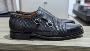 Premium Double Strap Leather Monk Shoes