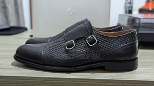 Premium Double Strap Leather Monk Shoes