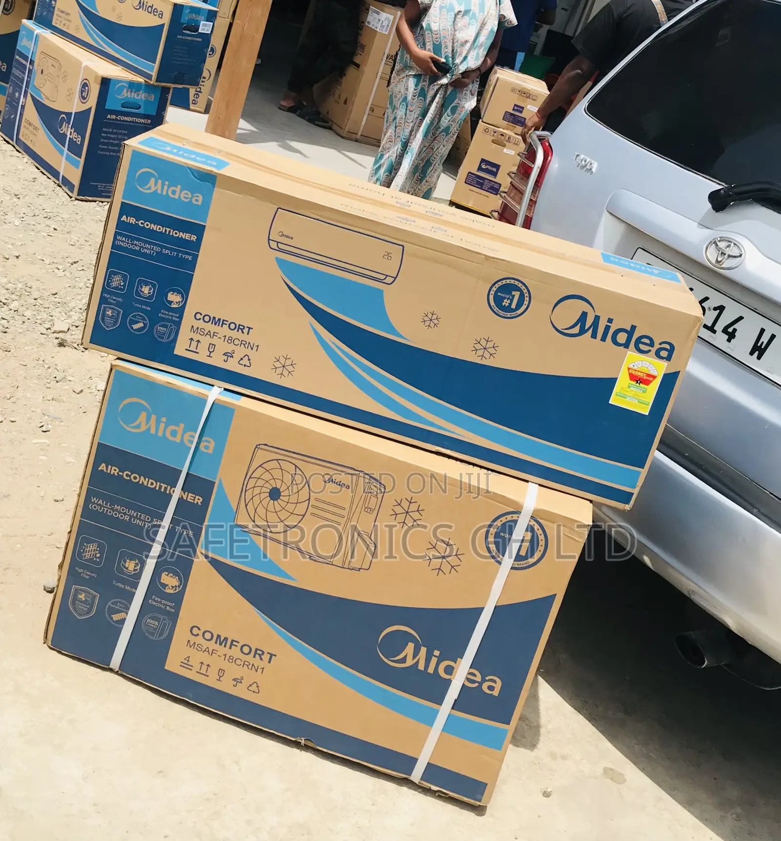 Sealed Best Midea R410 Gas (White) 1.5hp AC