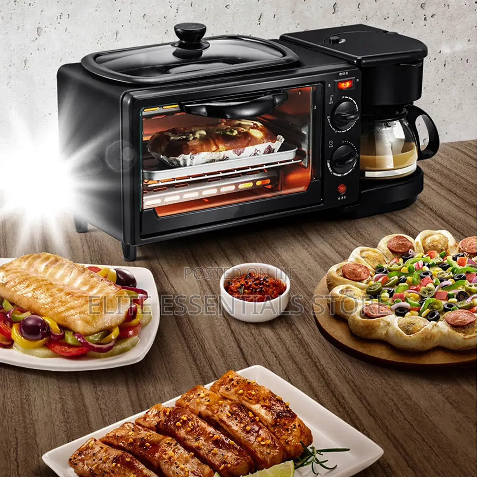 High Quality 5 in 1 Multifunctional Breakfast Maker