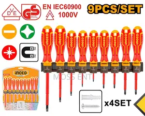 9 PCS Insulated Screwdriver Set - Hkisd0908
