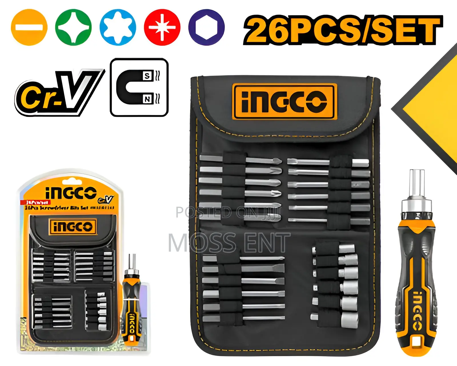 26 PCS Screwdriver Bit Set - Hksdb0268