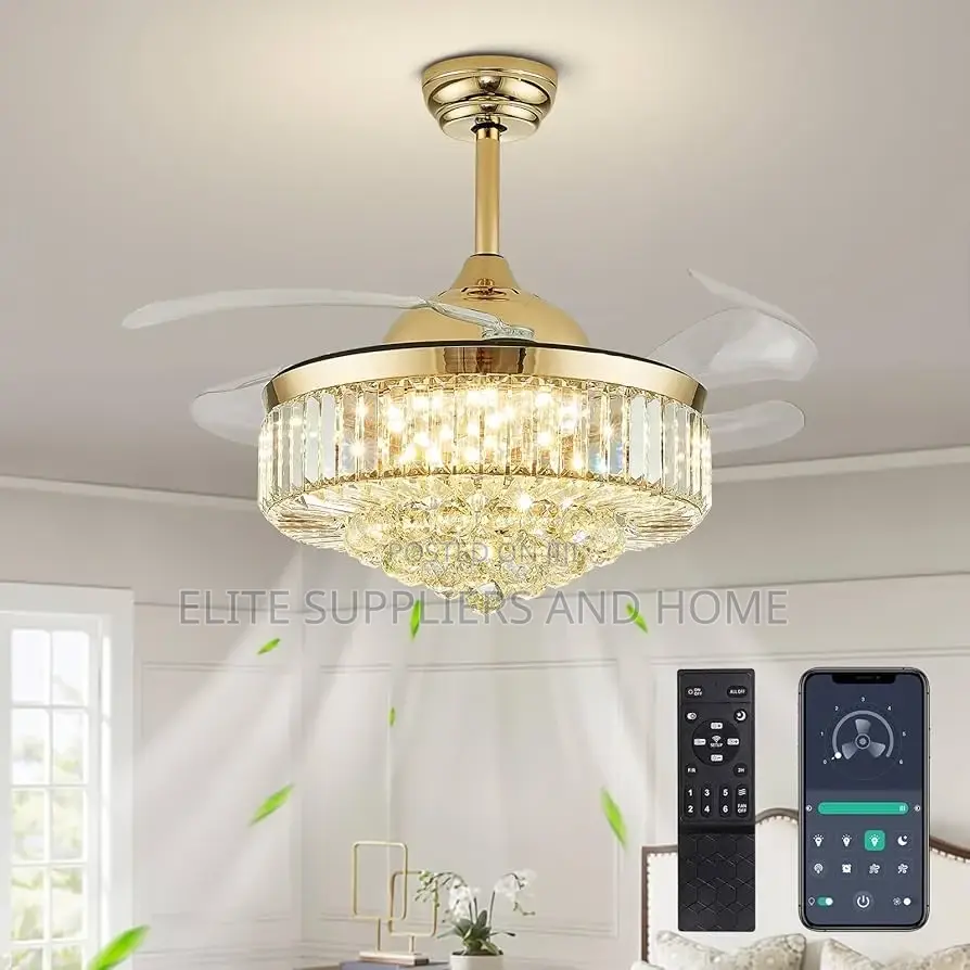 Crystal Ceiling Light With Fan(First Grade)