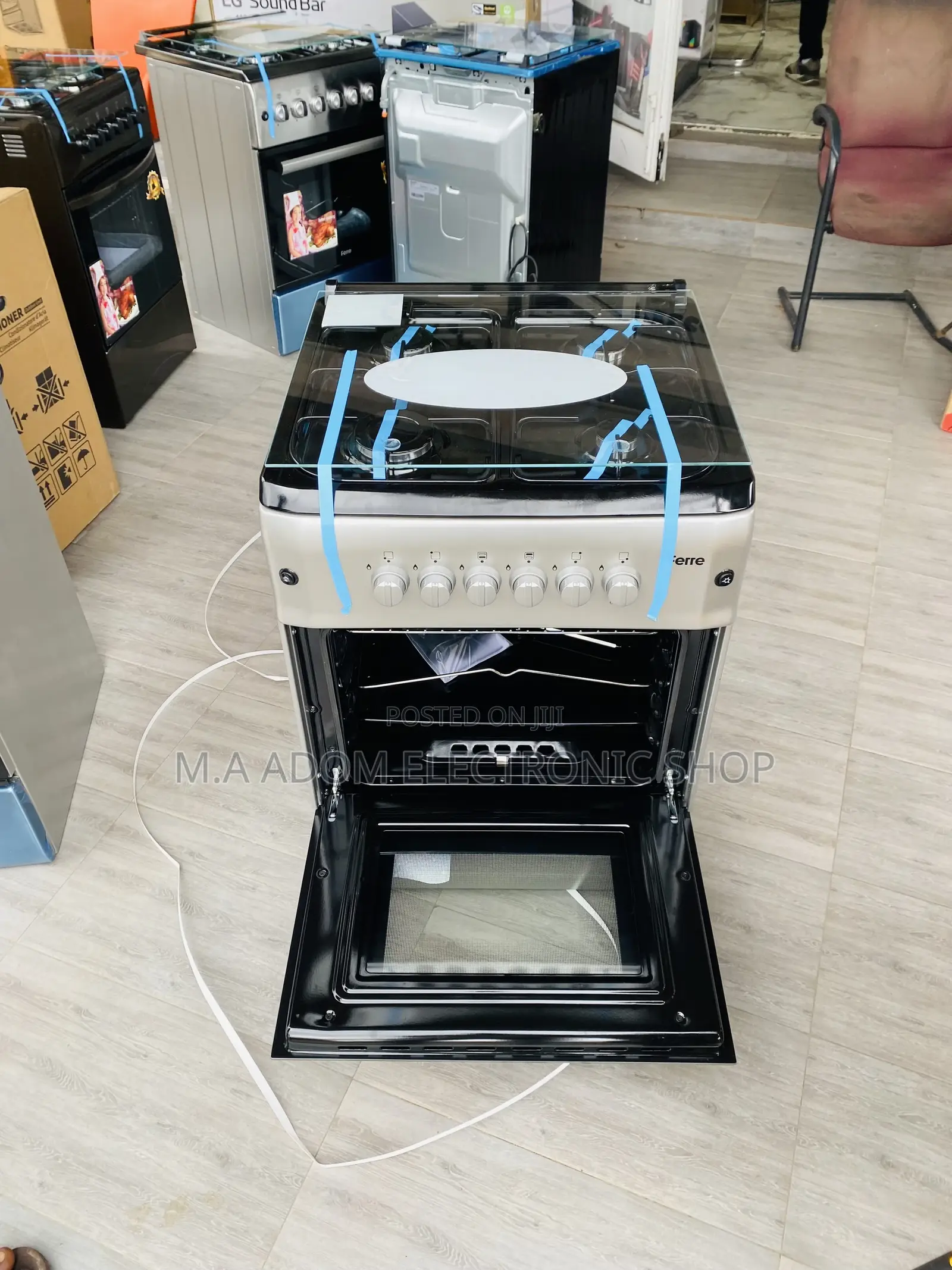 Sealed in Box Ferre 60x60 Oven and Grill(Smart)Gray.