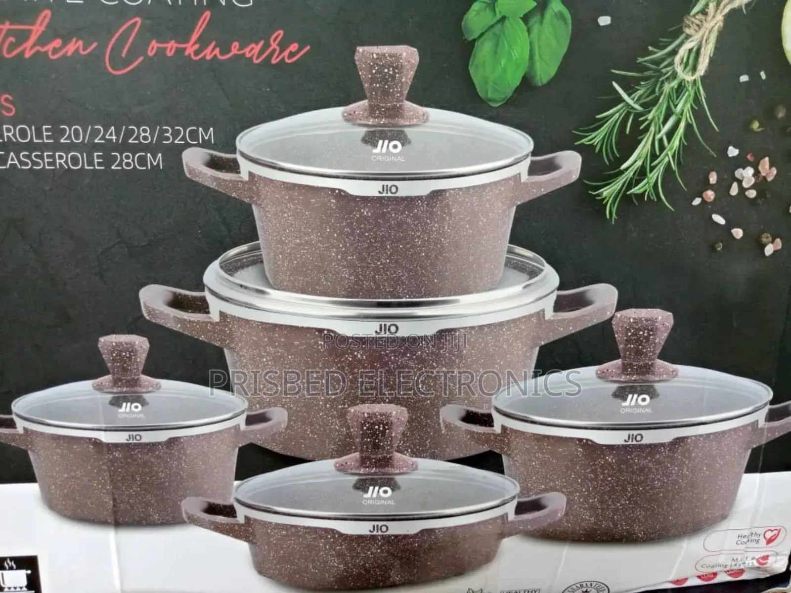 JIO Original 10PCS Casserole Cookware