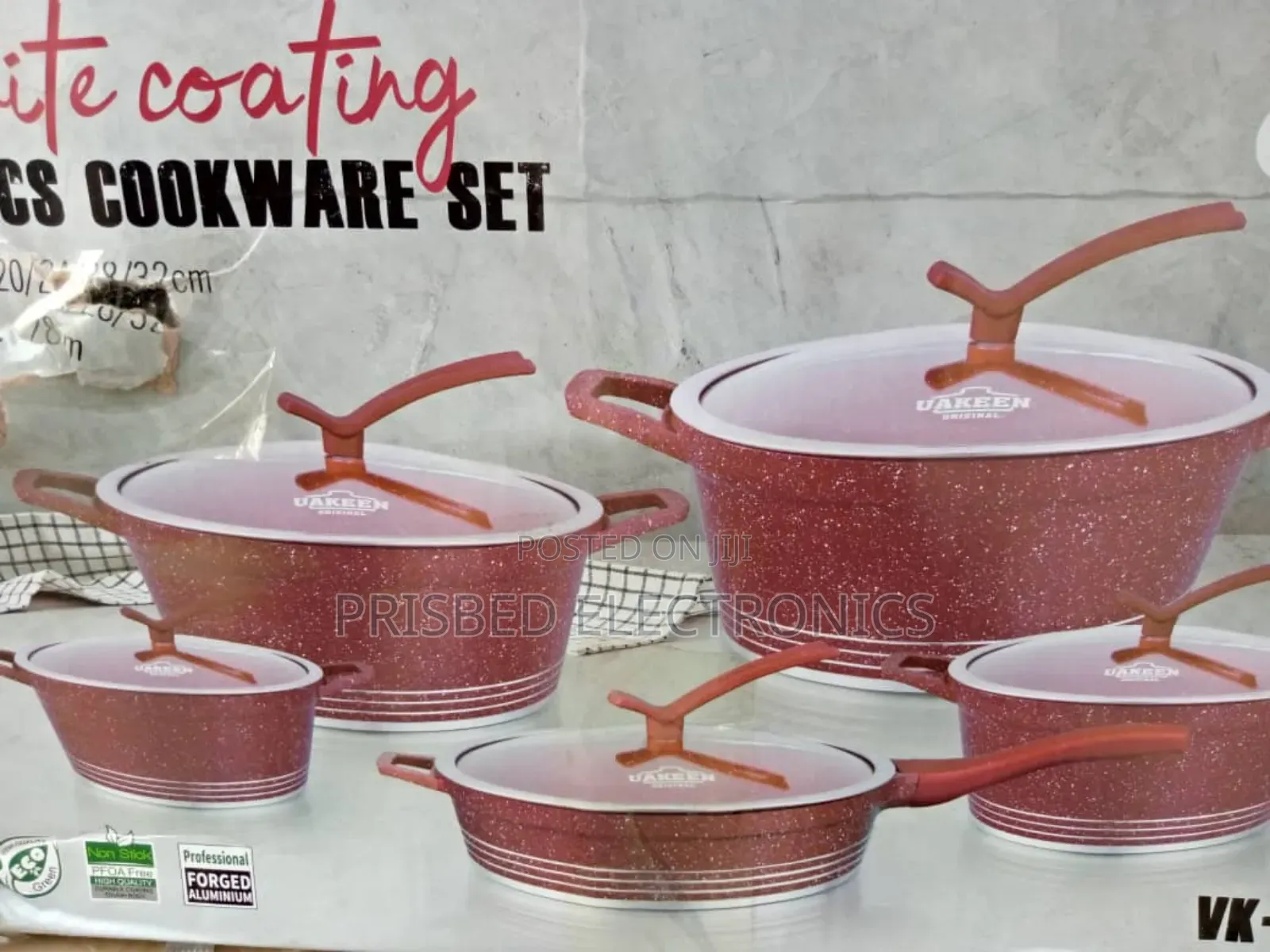 Uakeen Original 10pcs Casserole Cookware Set