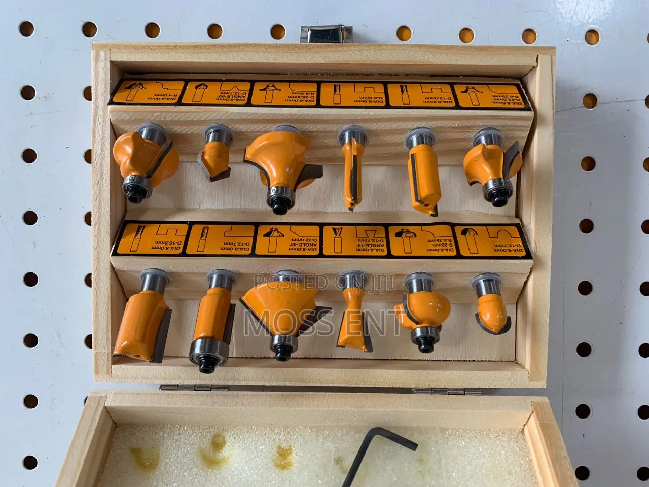 12pcs Router Bits Set 8mm - Akrt1211