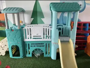 Playhouse With Slide Climbing Clubhouse With Slide