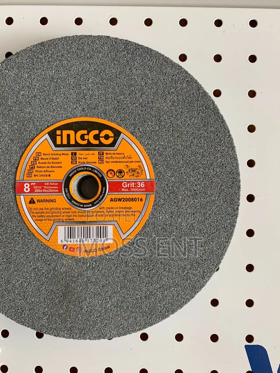 Bench Grinding Wheel P36 200x16x20mm - Agw