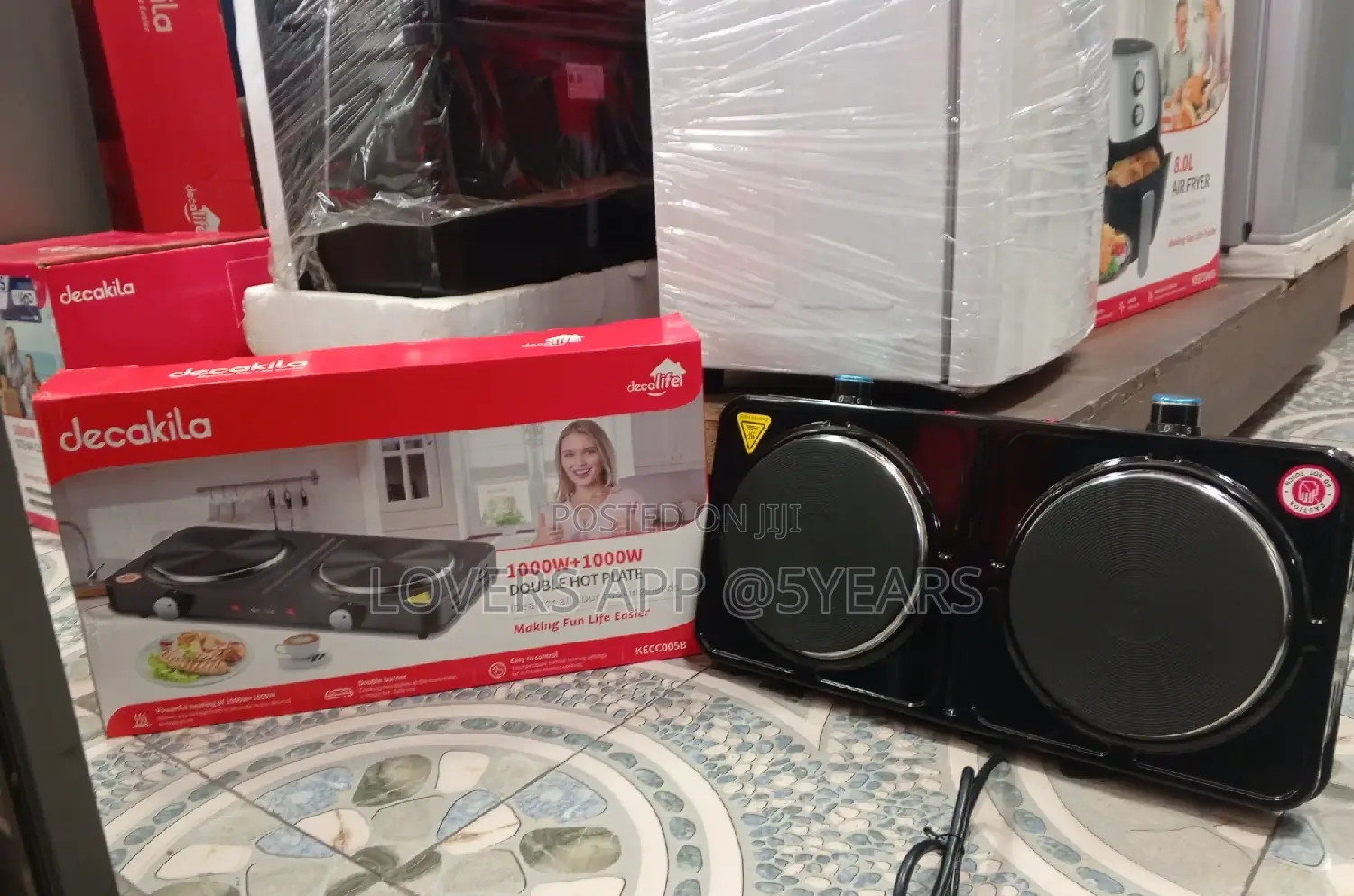 Decakila Double Hot Plate Double 1000W+1000W Brand New
