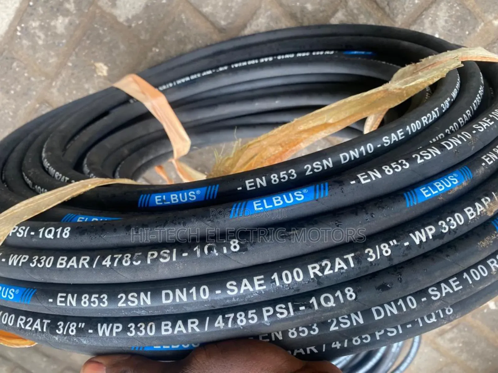 High Pressure Washing Bay Hose ¢ 50 Per Yard