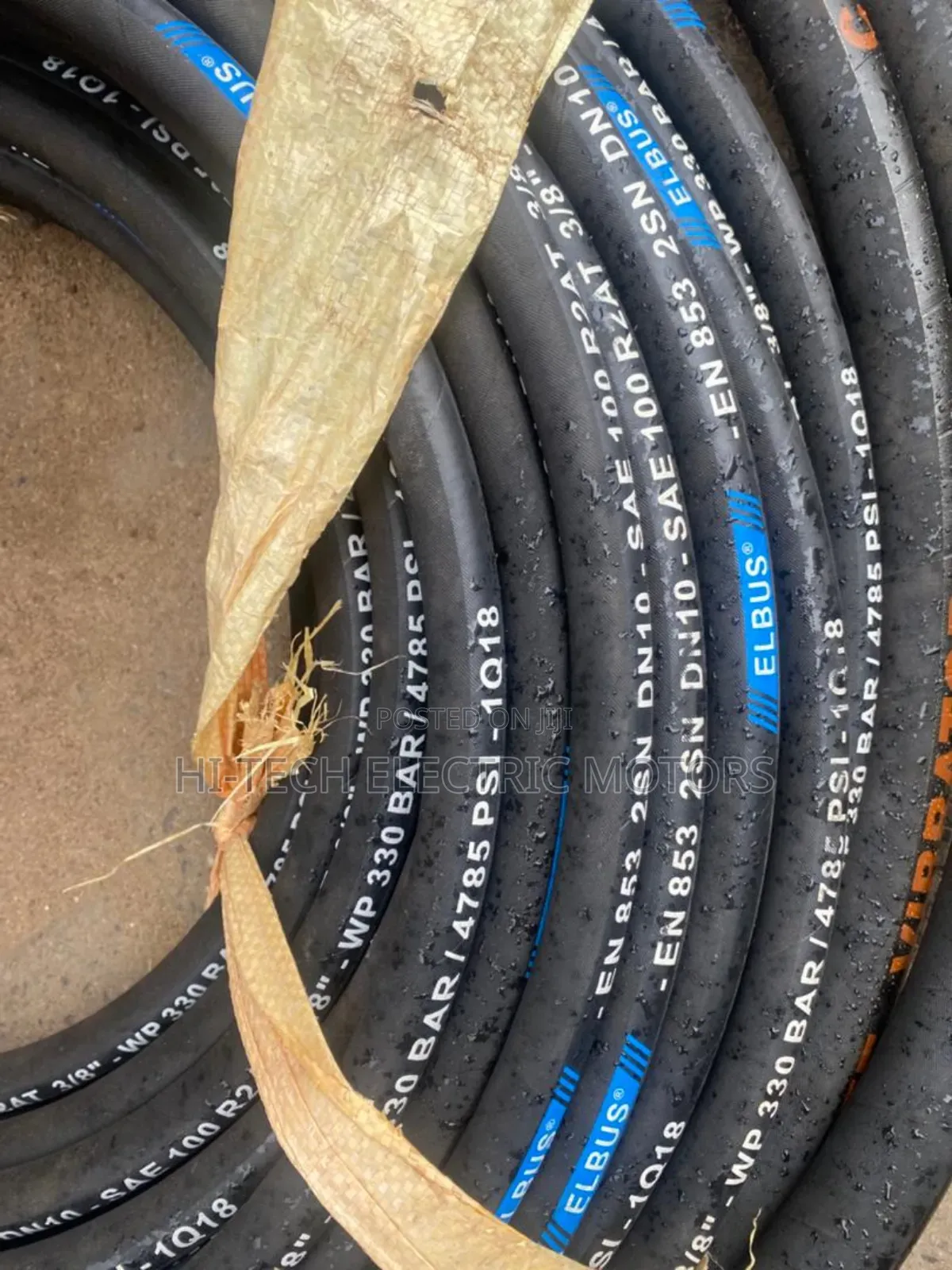 High Pressure Washing Bay Hose ¢ 50 Per Yard