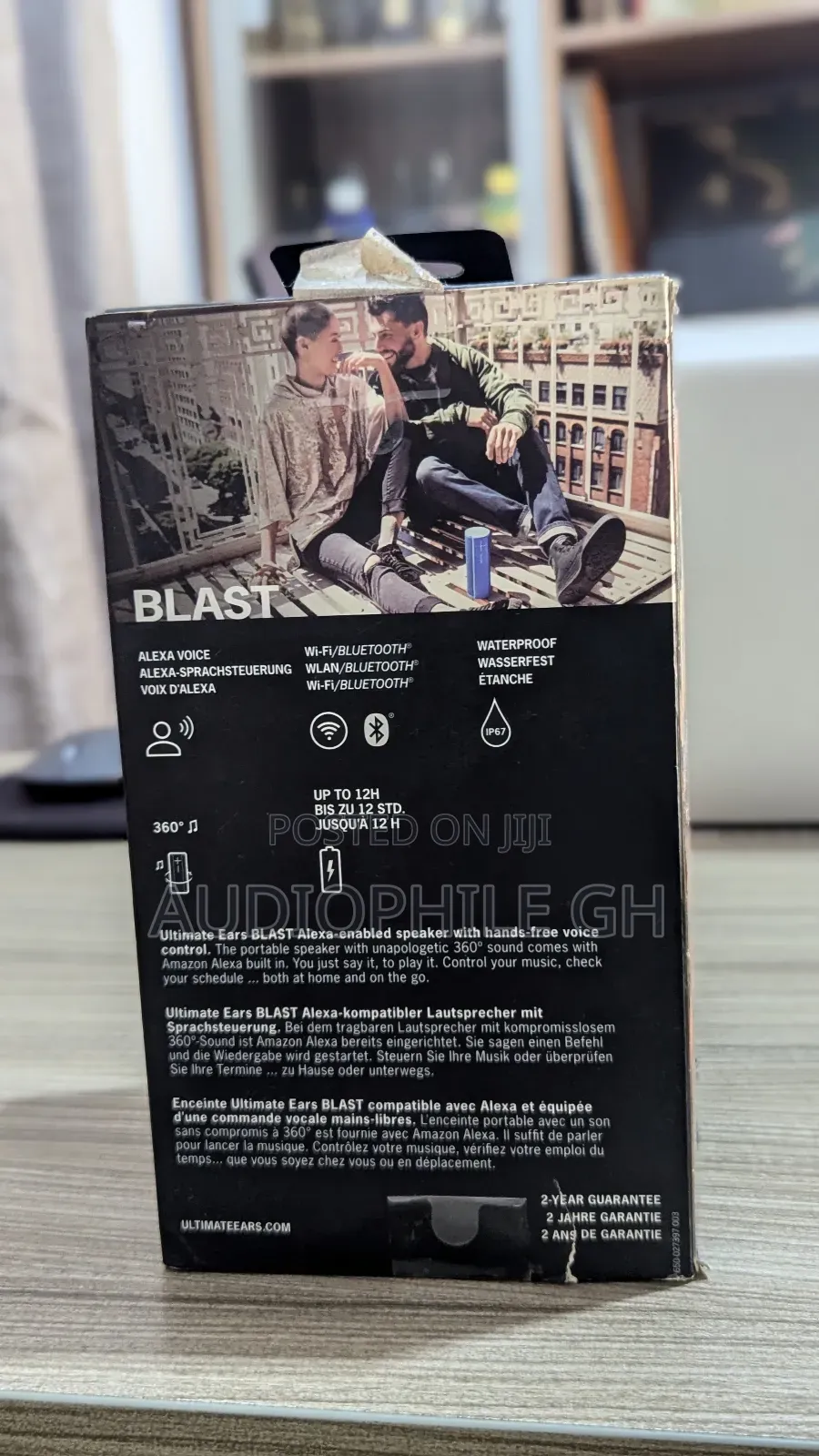Ultimate Ears BLAST Portable Smart Waterproof Speaker