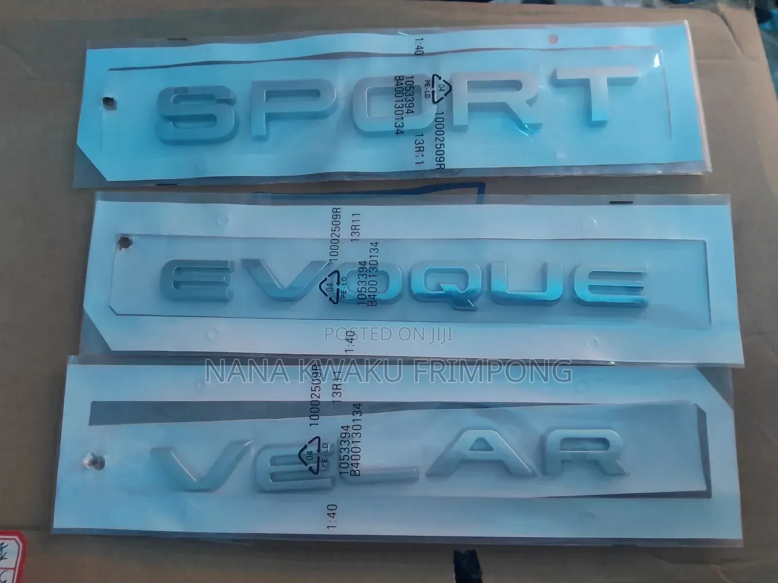 Range Rover Velar, Sport, and Evoque Written Available