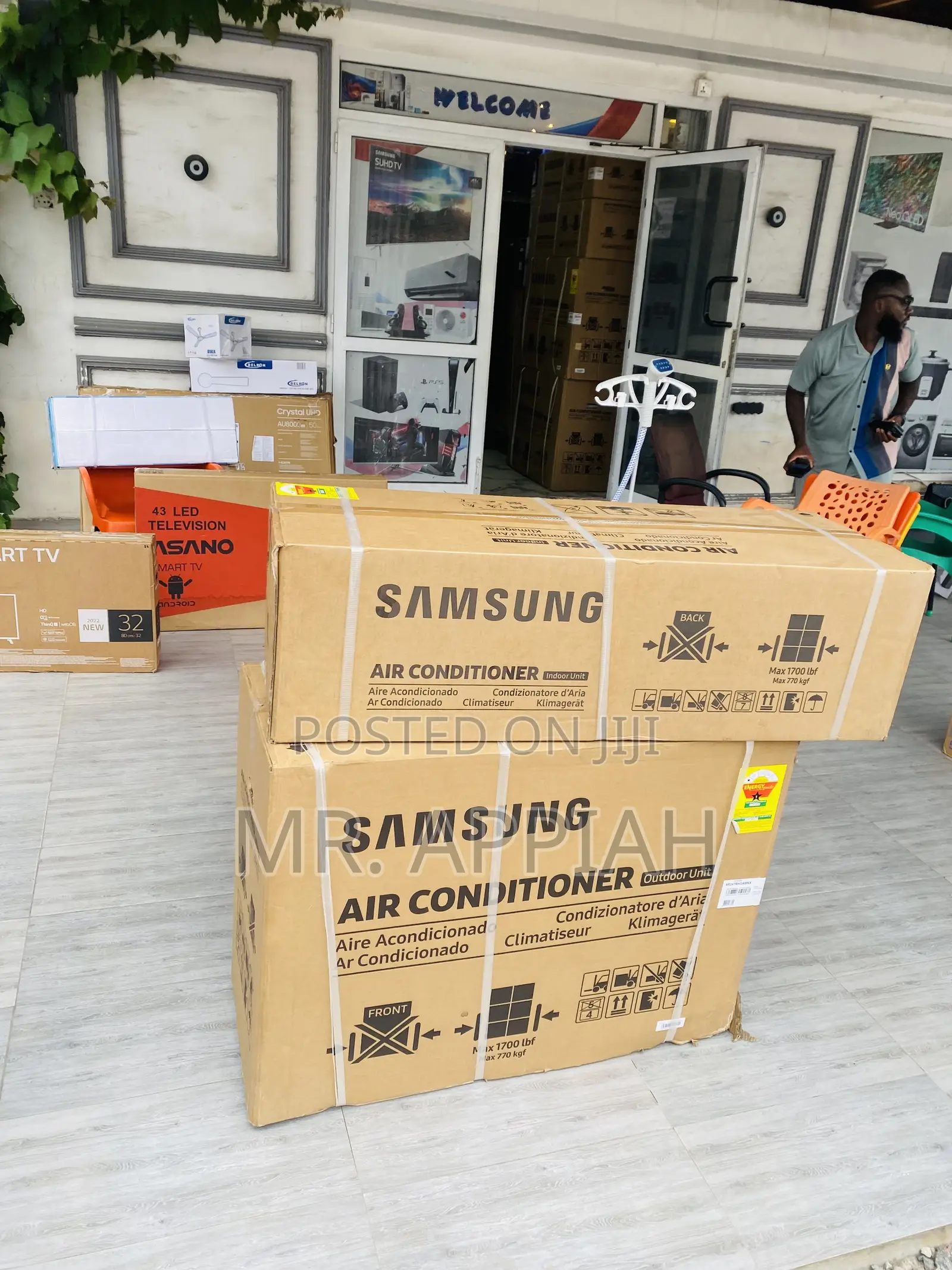 R410 Gas Samsung Split Type 2.5hp Electric Ac(White).