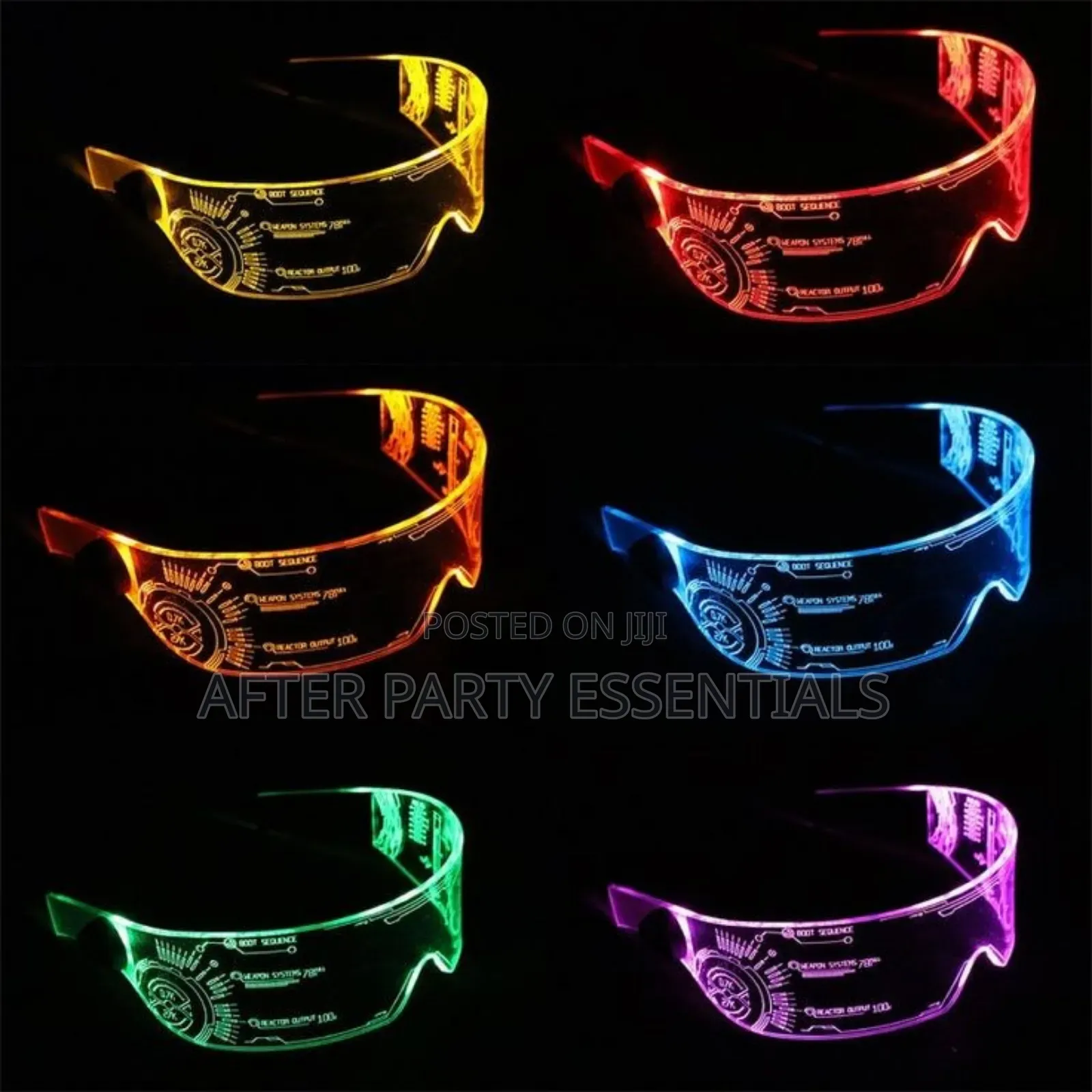 Led Sci Fi Glasses (Kindly Text the Number on Whatsapp )