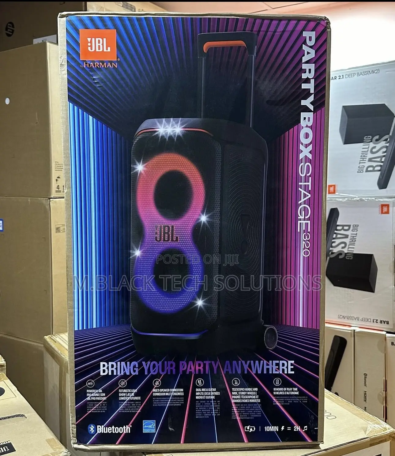 JBL Partybox Stage 320 240w Wireless Party Speaker