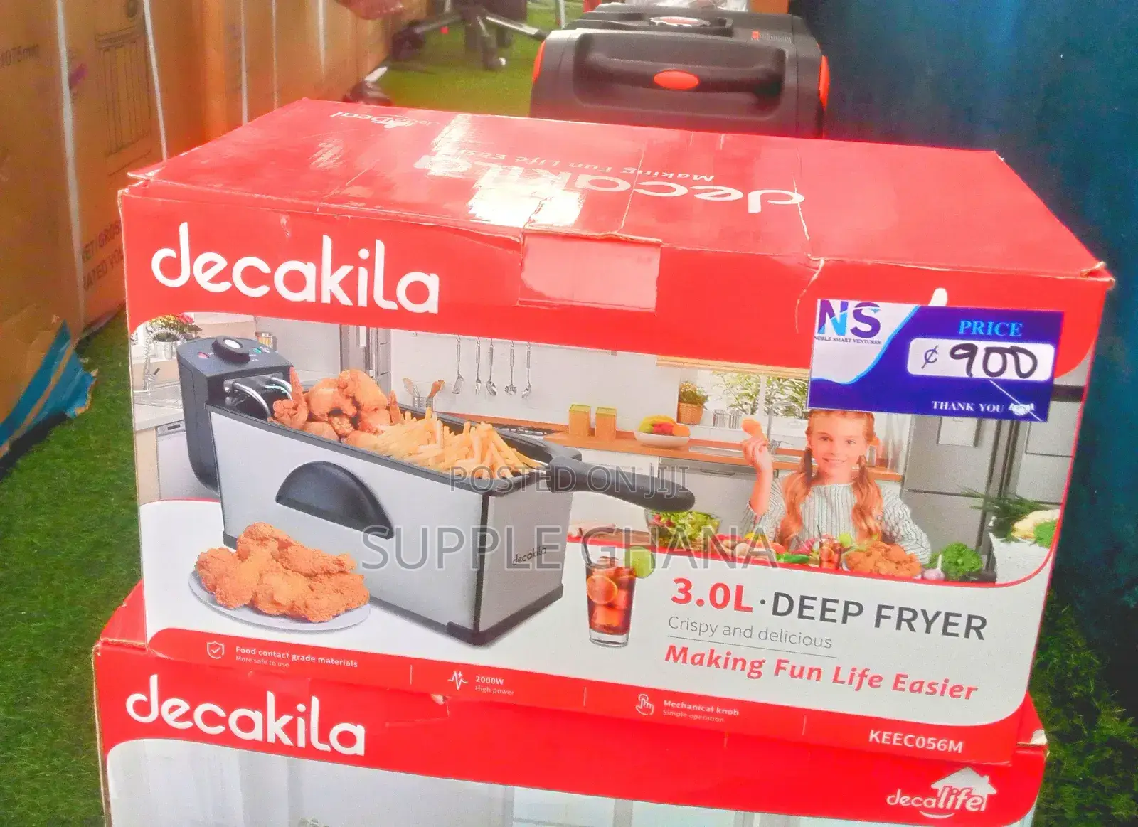 Decakila Deep Fryer 3.0L Original Quality Approved Correct