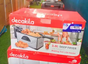 Decakila Deep Fryer 3.0L Original Quality Approved Correct
