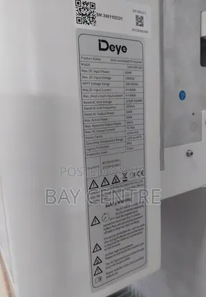 50,000 Watts (50 KW) DEYE Grid Tie (String) Inverter