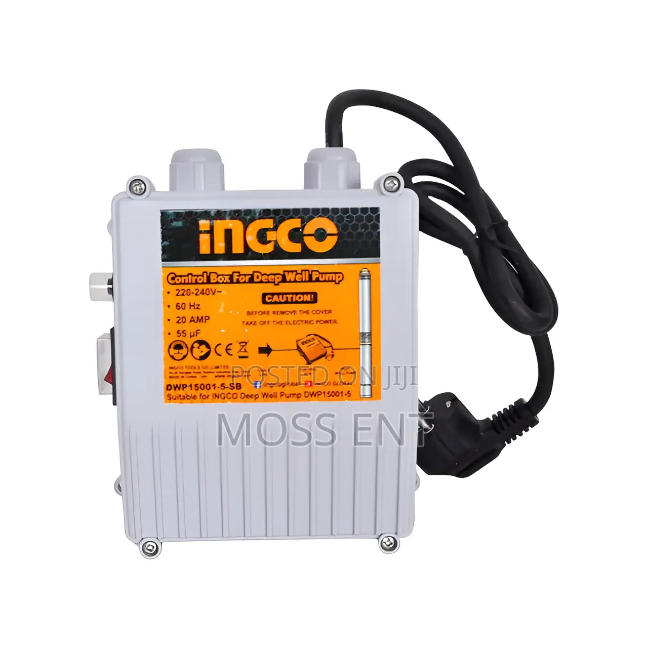 Ingco Control Box for Deep Well Pump 3hp - Dwp22001-Sb