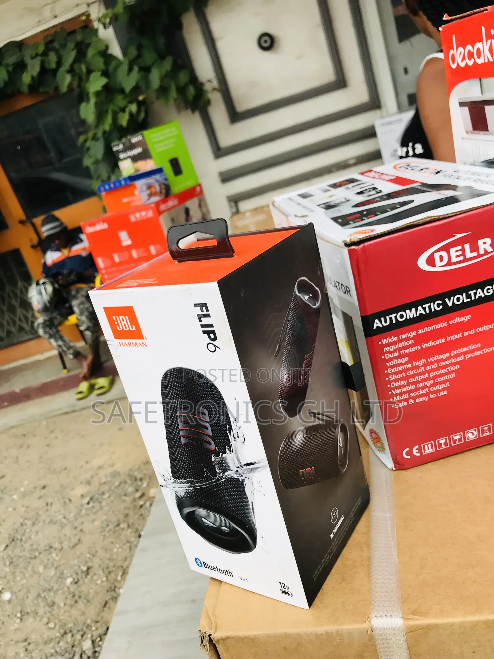 Brand New JBL Bluetooth Wireless Flip 6 (Black) Speaker 