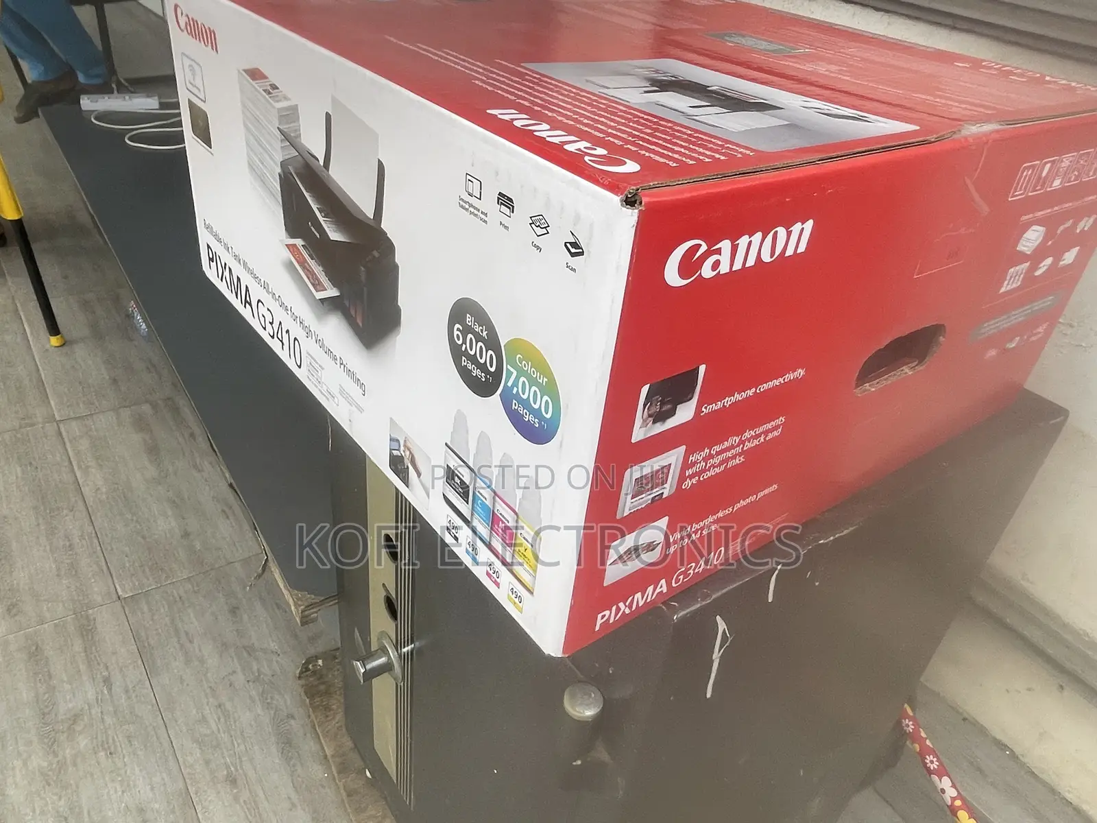 Simple Operation Canon PIXMA G3410 A4 Multifunction Printer