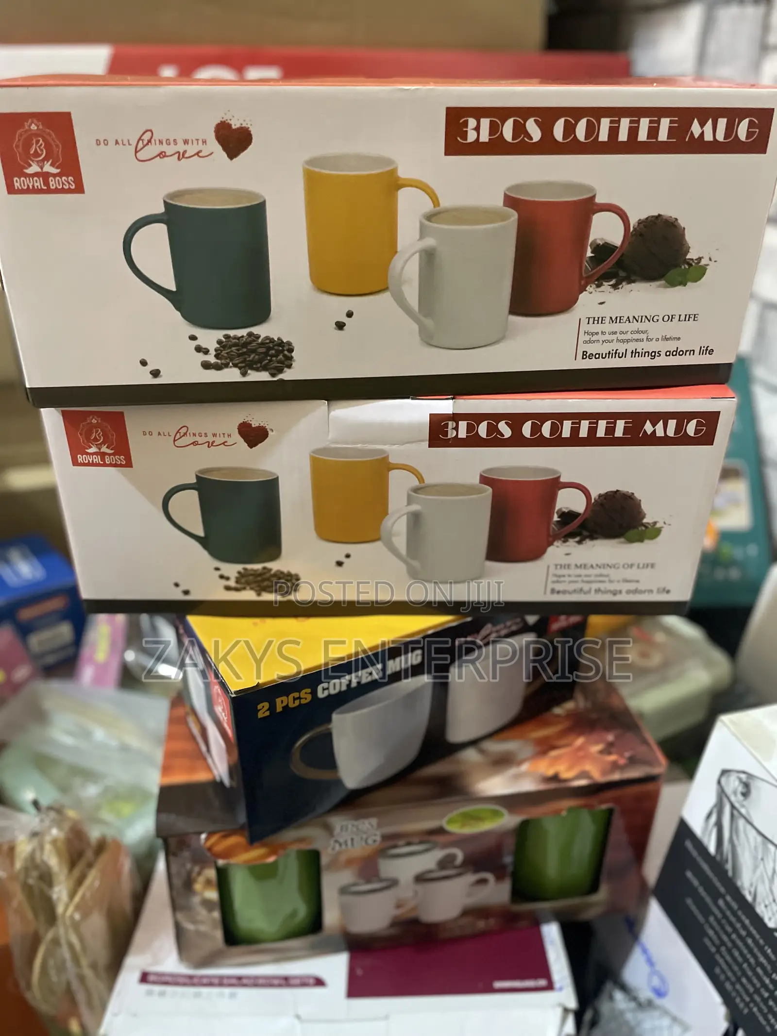 Tea Mugs Set 3pcs