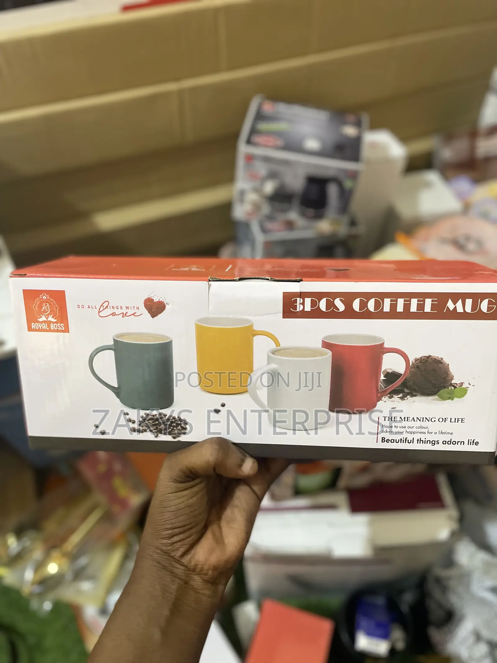 Tea Mugs Set 3pcs