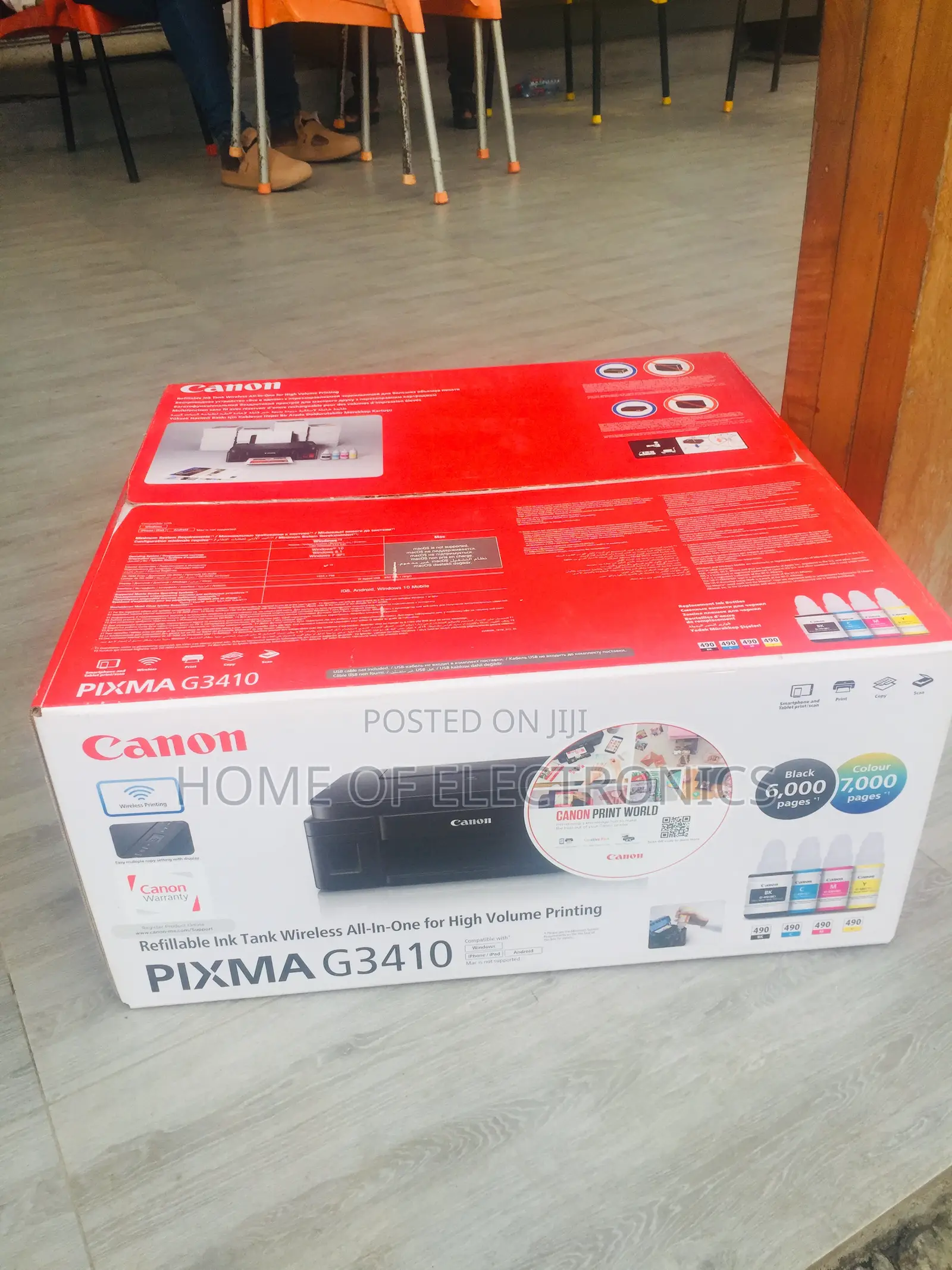All in One Canon Pixma G3410 Inkjet Multifunction Printer