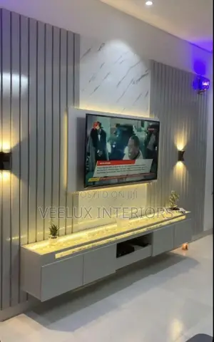 Floating TV Stand With LED Lighting-Ultimate Entertainment